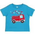 thumbnail image 3 of Inktastic Valentine Fire Truck with Hearts Boys or Girls Toddler T-Shirt, 3 of 5