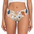 thumbnail image 1 of Balery Tropical Beach Sea Shell Ropa Interior de Algodón para Mujer con Dibujo – Braguitas Cómodas y Elásticas, Estilo Clásico-X-Large, 1 of 6