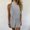 Gray, variant on Tbopshirt Shorts for Women Summer Hanging Neck Open Shoulder Open Back Button Jumpsuit Casual Shorts