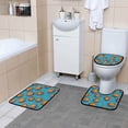 thumbnail image 6 of Shower Curtain and Rug Sets 4pcs Bathroom Sets Includes 12 Free Hooks 66" x 72" Blue Basketball Patterns, 6 of 8