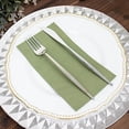 thumbnail image 5 of BalsaCircle 50 Olive Green Plain Soft 2 Ply Dinner Table Cocktail Paper Napkins Party Events Reception Decorations, 5 of 8