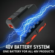 PowerSmart 40V 4.0Ah 17 جزازة العشب اللاسلكي ، مع خيارات 3 في 1