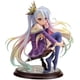 thumbnail image 2 of NO GAME NO LIFE Figura de la hermana menor Shiro, aproximadamente 6 pulgadas con reposamuñecas, postura sentada con corona con tablero de ajedrez, chasis, modelo anime, kit de garaje de PVC, 2 of 7