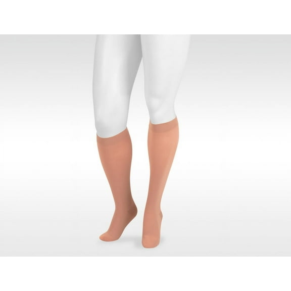Juzo Dynamic Varin 3512 30-40mmhg Closed-Toe Knee-High Compression Sock with Silicone Top Band