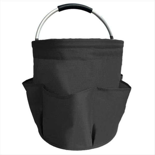 Cesta de Almacenamiento para Acampar Al Aire Libre, Cesta de Picnic Portátil, Cesta Plegable para Herramientas de Jardín con Asa, Bolsa de Almacenamiento Grande, F