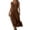 Coffee, variant on Efsteb Summer Sundresses for Women Button V Neck Sleeveless Maxi Dress Lightweight Beach Dresses (Sky Blue,S)