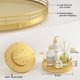 thumbnail image 2 of Lazy Susan Oroyutor 9 de madera de roble dorado para mesa, 2 of 6