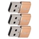 thumbnail image 1 of Adaptador USB Macho A Hembra Tipo C, Accesorios De Cable De Datos De Rendimiento Estable, Paquete De 3 Para Sincronización De Teléfono Móvil, 1 of 7