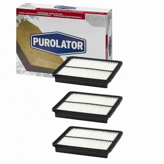 3 pc Purolator TECH TA36124 Air Filters for 042-1812 28113-2P100 28113-3K050 28113-3S100 29250 33-2448 49250 49450 61949250 83250 9250 9450 A5185 A6124 AF1434 AF5185 AF6124 ALA-8320 AP 107/9 CA10881
