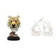 thumbnail image 1 of Escultura Moderna De Cabeza De Tigre Y Cisne, Figura De Animal, Artesanía, Elegante Estatua Decorativa De Cerámica Para Entrada, Sala De Estar, Estantería, Mesa, Pasillo, Armario., 1 of 8