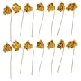 thumbnail image 1 of 14Pcs Foam Glitter Artificial Decor, Gold, 1 of 5