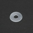 thumbnail image 4 of Uxcell 18mm O.D. 0.9mm Thick Nylon Flat Washers for M6 Screw Bolt, 50 Count, 4 of 6