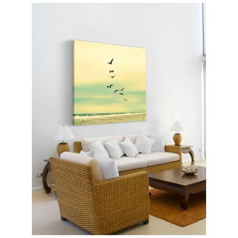 "Across the Endless Sea" Painting Print on Wrapped Canvas
