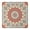 White-274, variant on Mandala Tablecloth Vintage Psychedelic Design Waterproof Squre Cover with Elastic Edges and Back for Meditation Space