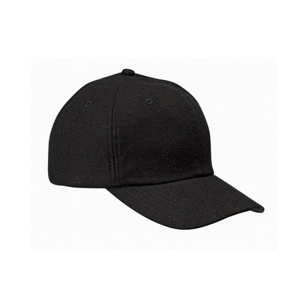 Branded Big Accessories Wool Baseball Cap - BLACK - OS (Instant Saving 5% & more on min