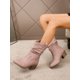 thumbnail image 2 of Fashion White Western Boots For Women, Stitch Detail Patch Decor Point Toe Chunky Heeled Boots, 2 of 4