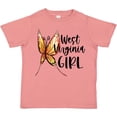 thumbnail image 3 of Inktastic West Virginia Girl Butterfly Girls Toddler T-Shirt, 3 of 5