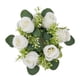 thumbnail image 4 of Anillo de vela floral artificial, corona de vela, corona de rosas pequeñas, anillo de vela de flor sintética, portavelas para cena fiesta en casa, 4 of 8