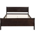 thumbnail image 3 of Full Size Platform Bed with Headboard and Footboard, Wood Platform Bed Frame with Wood Slats Great Support, No Box Spring Needed (Full, Espresso), 3 of 7