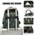 thumbnail image 3 of FORMRS Mini Backpack Purse for Women Travel Daypack Casual Shoulder Bag, Dark Green Plants, 3 of 7