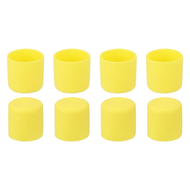 Uxcell 8 piezas tapas de patas de silla, 1" diámetro interior, tapas de pies antideslizantes, protectores de suelo para patas de silla