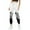White, variant on Fshinging Womens Pants Sweat Waisted Athletic Joggers With Pockets Comfy High Workout Plus Size Trousers