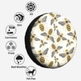thumbnail image 6 of Kdxio Flying Bees1 for Tire Cover Wheel Protectors Tyre Covers Weatherproof Wheel Covers Universal Fit for Trailer Rv SUV Truck Camper Travel Trailers 15 inch, 6 of 8