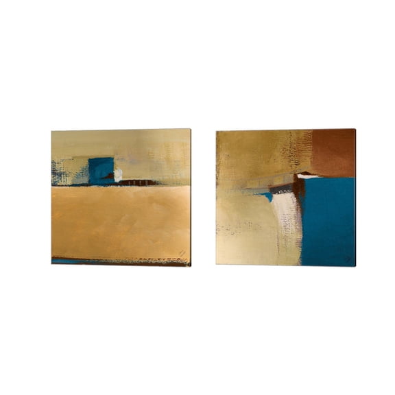 Great Art Now Discovery Square by Lanie Loreth 2 Piece Canvas Art Set Each 14"W x 14"H