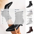 thumbnail image 3 of HAPIMO Women Ankle Boots Pointed Toe Kitten Heel Back Zipper Glossy Faux Leather Footwear For Formal Dinner And Stylish Party Brown 37, 3 of 8