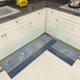 thumbnail image 1 of Alfombrillas antideslizantes para cocina, alfombra absorbente gris para Baño, Dormitorio, sala de estar, área de piso, pasillo, entrada, felpudo, almohadilla de oración Fivean unisex, 1 of 2