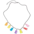 thumbnail image 1 of Collier Ours en Gélatine Mignon 7 Couleurs Pendentif en Résine Coloré pour Femmes Filles, 1 of 4