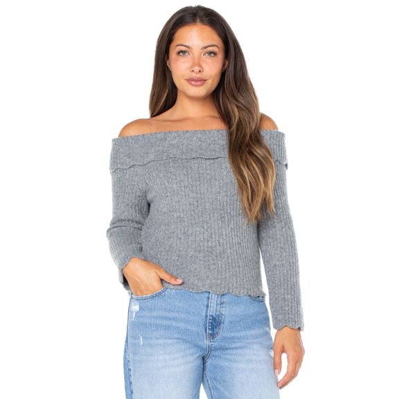 Celebrity Pink Off Shoulder Sweater