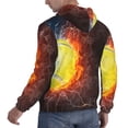 thumbnail image 6 of Junzan Tennis Ball On Fire And Water for Men's Hoodie - Fall Pullover Hooded Sweatshirt-Hooded Sweatshirt for Men - Men's Stylish Sweatshirt for Winter & Autumn-3X-Large, 6 of 7