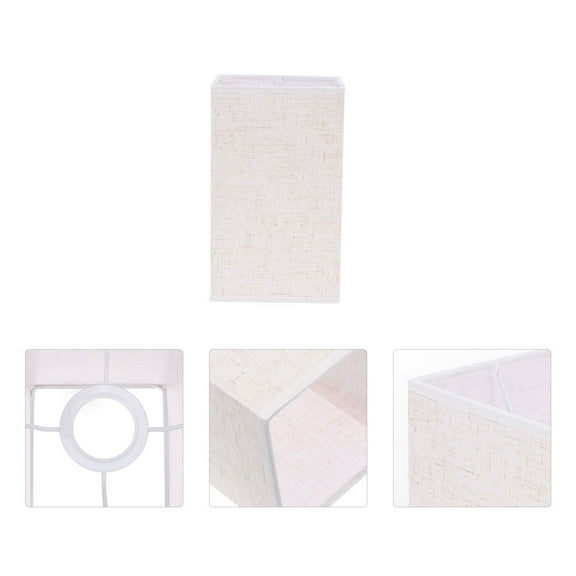 BESTOYARD Square Lamp Shade Replacement Simple Style Cloth for Lamp Accessory 1Pcs Multi