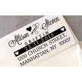 thumbnail image 1 of Wedding Invite Address Stamp Pre Inked Calligraphy Custom Rubber Stamp Selk Inking Colop Stamper, 1 of 1