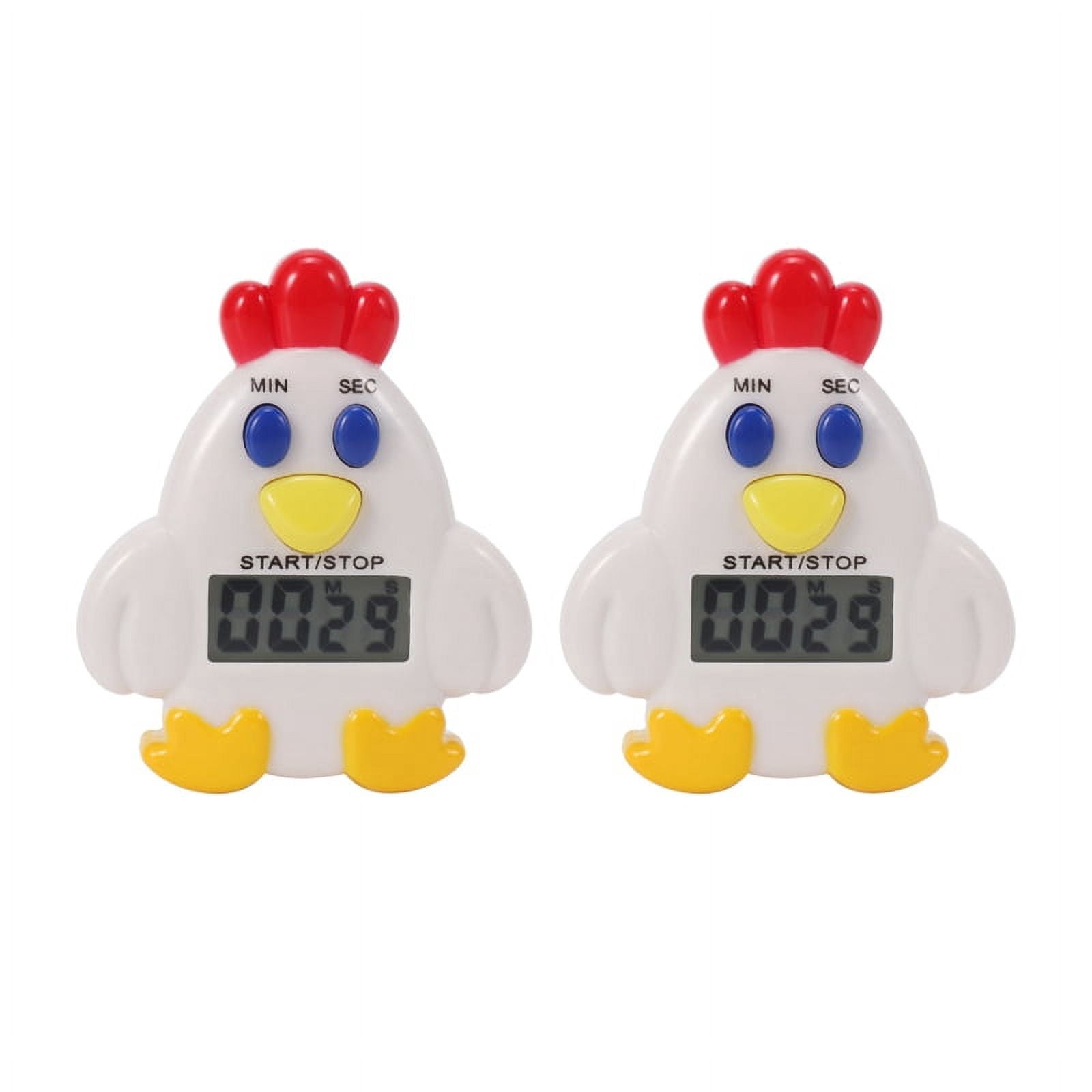 Timer Per Uova Brainstream PiepEi A Forma Di Gallina - Multicolore, Suona 3 Melodie Per Uova Sode, Medie E Morbide - 5