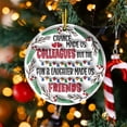 thumbnail image 5 of Xihbxyly Colgante Acrílico Navideño, Diseño Redondo con Textura Cóncava, Cuerda Dorada Duradera, Decoración Navideña Multiusos, Adorno para Árbol, Decoración Del Hogar, Tamaño 8 X 8 Cm, 5 of 5