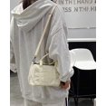 thumbnail image 2 of Kukuzhu Women Corduroy Crossbody Bags Small Tote Bags Casual Shoulder Handbag Cute Hobo Bags Girls Corduroy Purse Satchel 2023, 2 of 6