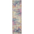 thumbnail image 6 of 8â€™ x 10â€™ Ivory and Multi Abstract Area Rug, 6 of 42