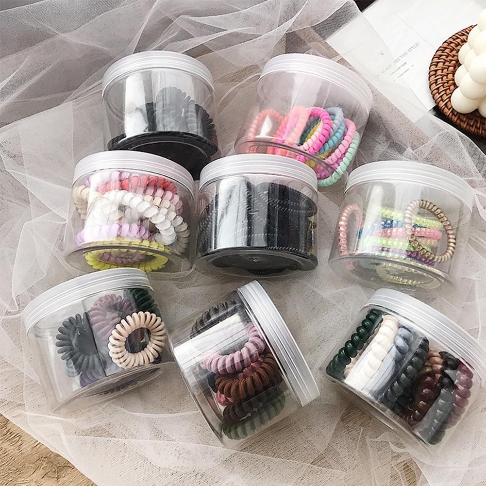 Women Girl Small Elastic Rubber Hair Band Rope Tie Hair Ponytail Holder
