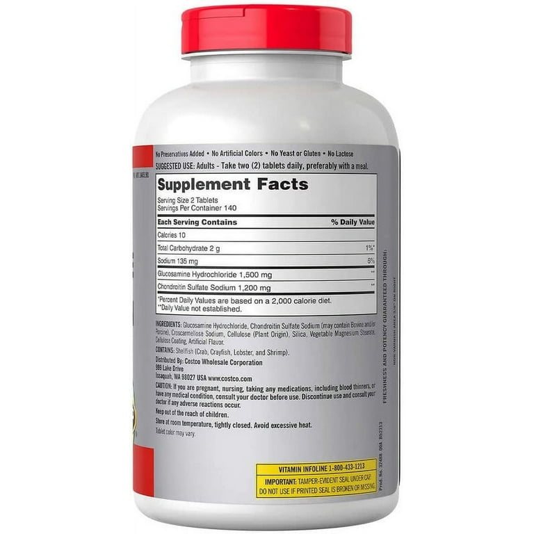 Kirkland Signature Glucosamine & Chondroitin Joint Health Kirkland Signature Glucosamine & Chondroitin Joint Health
