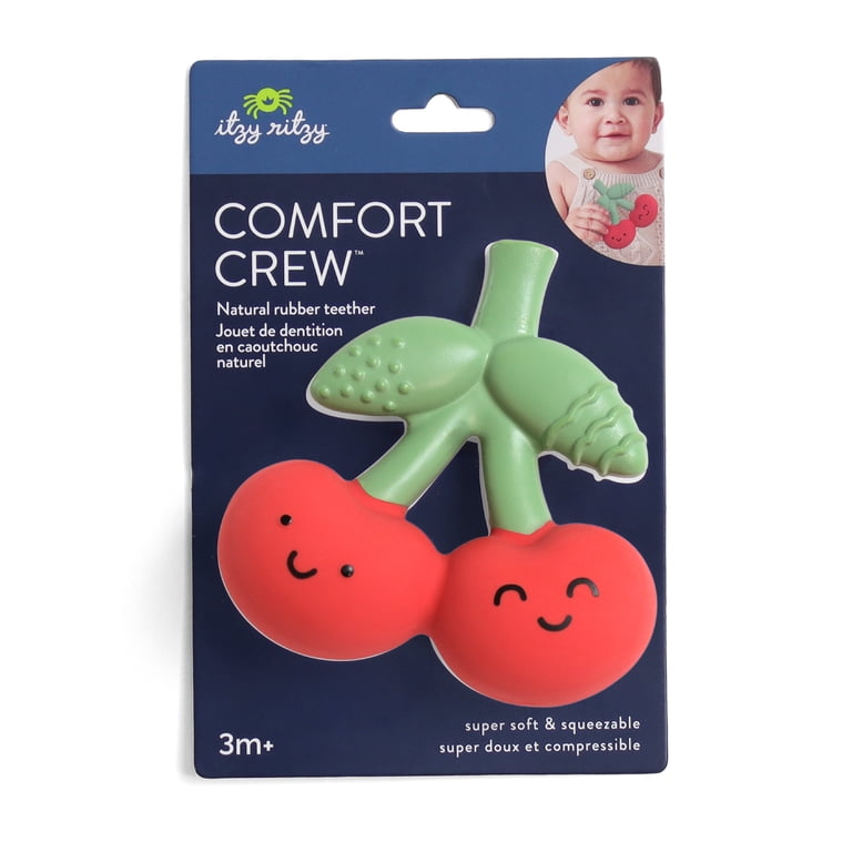 Itzy Ritzy Comfort Crew Cherries Natural Rubber Teether photo 7