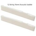 thumbnail image 1 of 12 ,6 String 6 String Classical Guitar Bone Saddle, Guitar Bridge Saddles, Cut from Whole Bones 12String 2pcs, 1 of 6