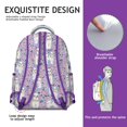 thumbnail image 5 of Cute Small Backpack for School with Cartoon Puppy and Bone Art, Lightweight School Bag for Daily Use, Compact Travel Backpack for Pet Fans, 5 of 6