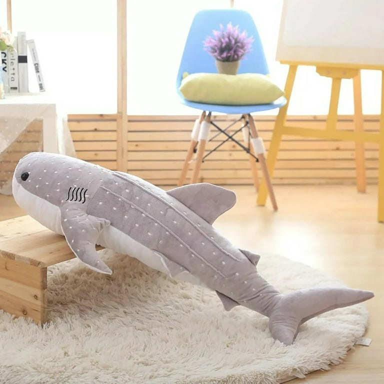 Plush Cute Shark Toy Big Fish Cloth Doll Whale Soft Stuffed Sea