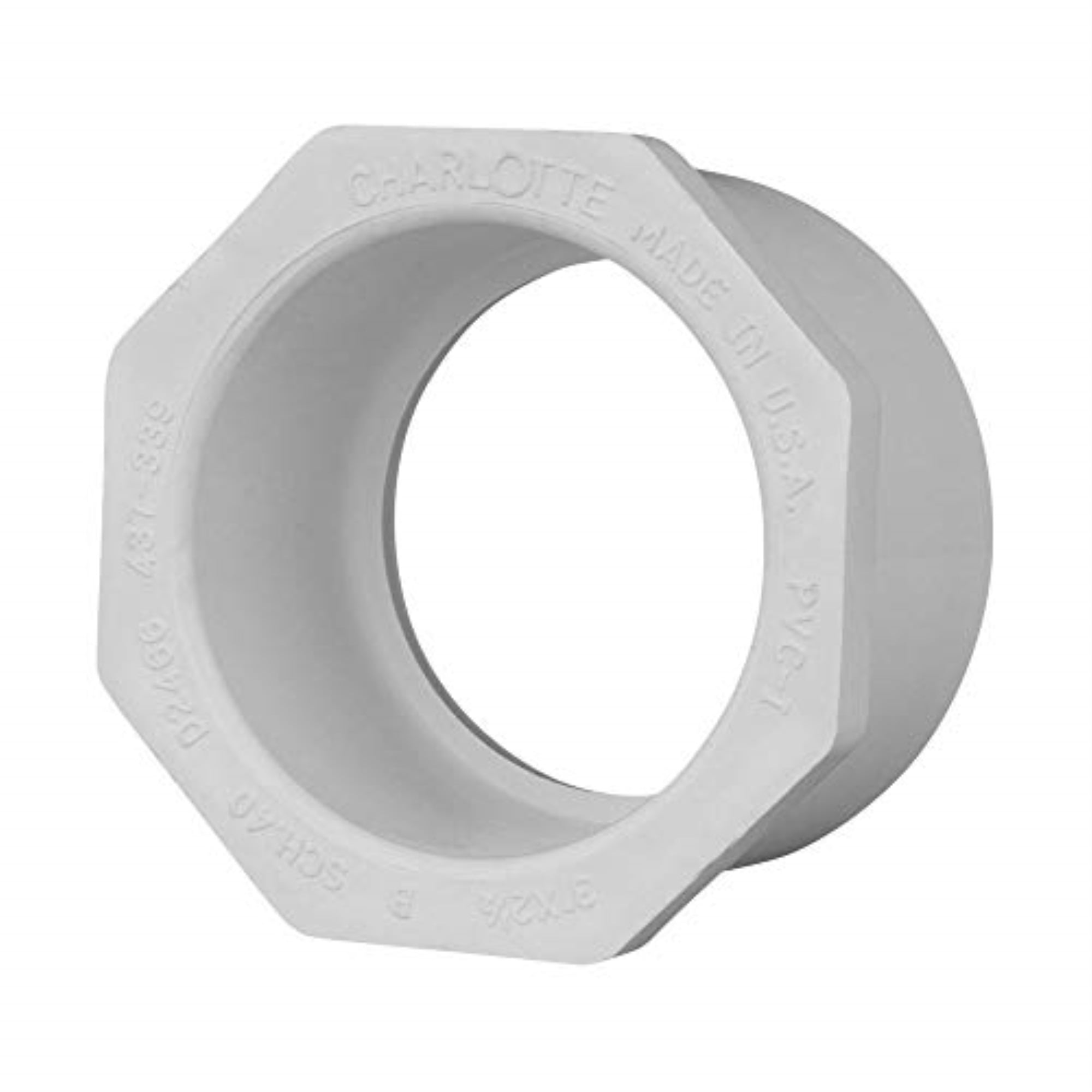 Charlotte Pipe & Foundry 4006870 3 x 2.5 in. PVC Pipe Reducing Bushing