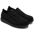 thumbnail image 3 of Zapatos ortopédicos 1TAZERO, sin cordones, anchos, para caminar descalzo, negros, 3 of 6