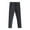 Dark Gray, variant on AherBiu Girls Leggings Cotton Full Length Winter Warm Stretchy Pants Elastic Waist Comfy Toddler Trousers