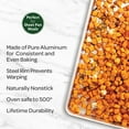 thumbnail image 3 of Nordic Ware Naturals 18" x 13" Aluminum Half Sheet, Rectangular Cookie & Baking Sheet Pan, 3 of 12