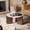 31.5''Coffee Table, variant on VENTOPYR 2-Piece Brown Traditional Sturdy MDF Round Coffee Table Nesting Set